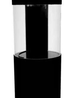 Pro Cylinder 125 Gallon Acrylic Setup Black